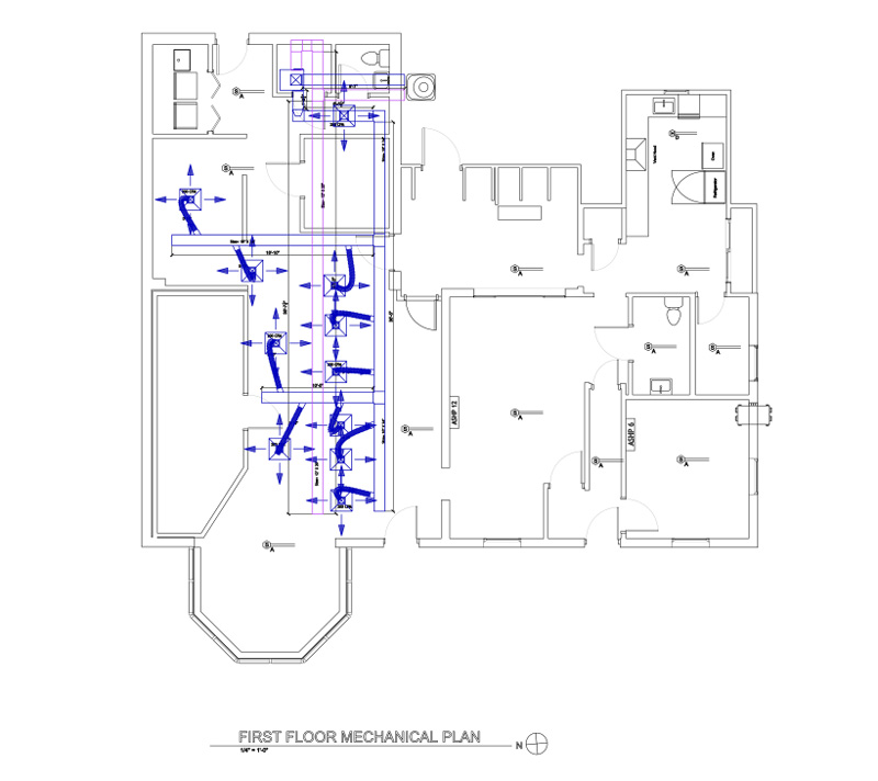 MEP design for HVAC systems
