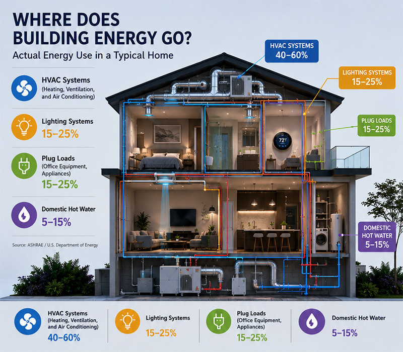 energy consumption in building