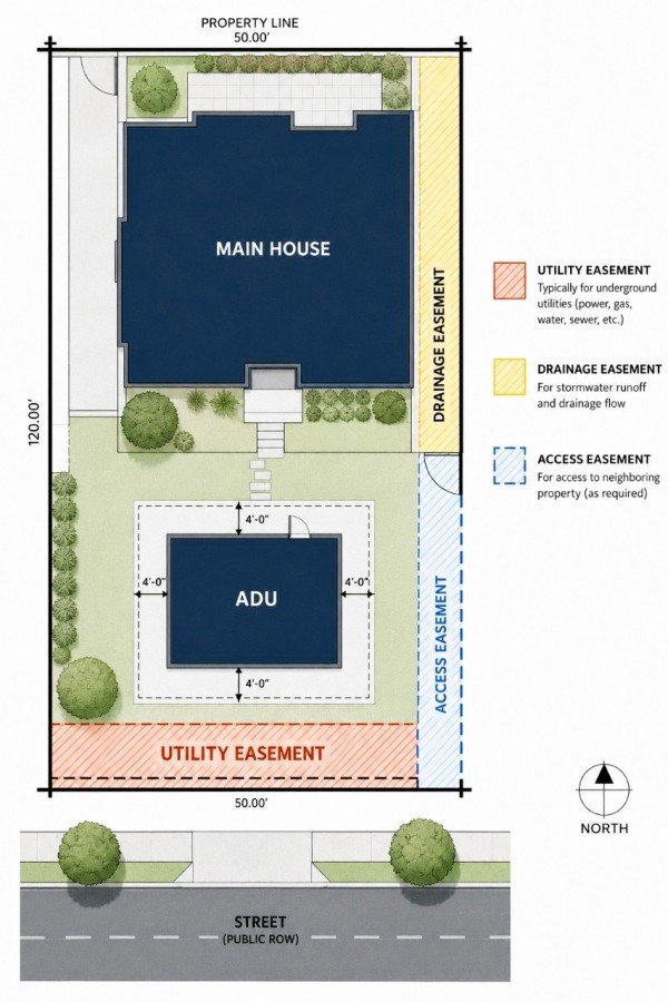 easements for building permit