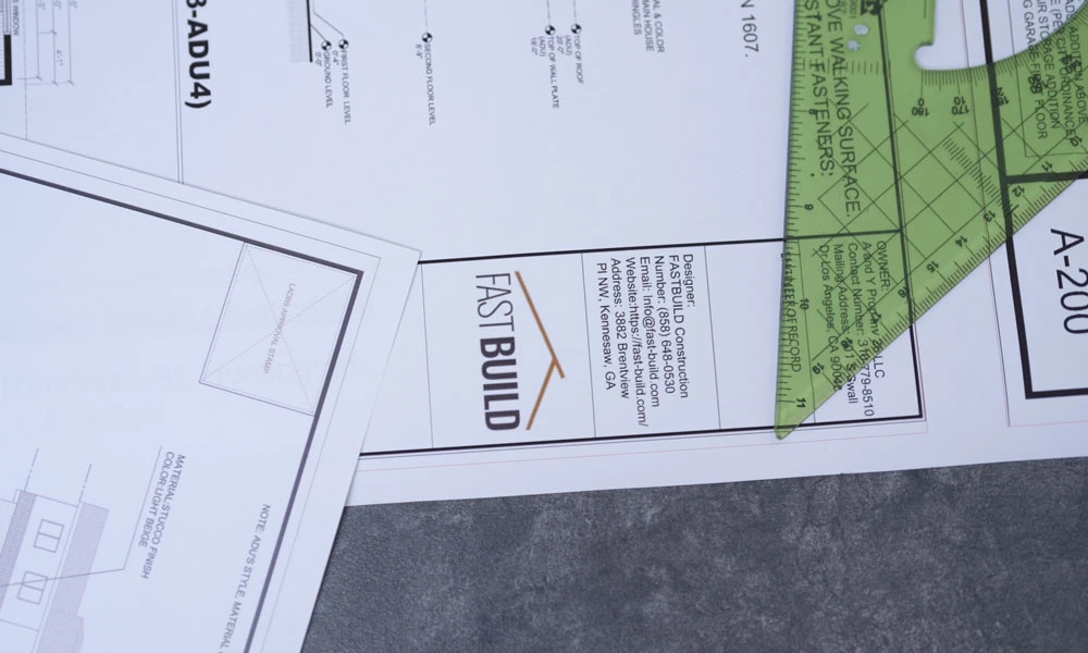 Permit Drawing and Documentation in california