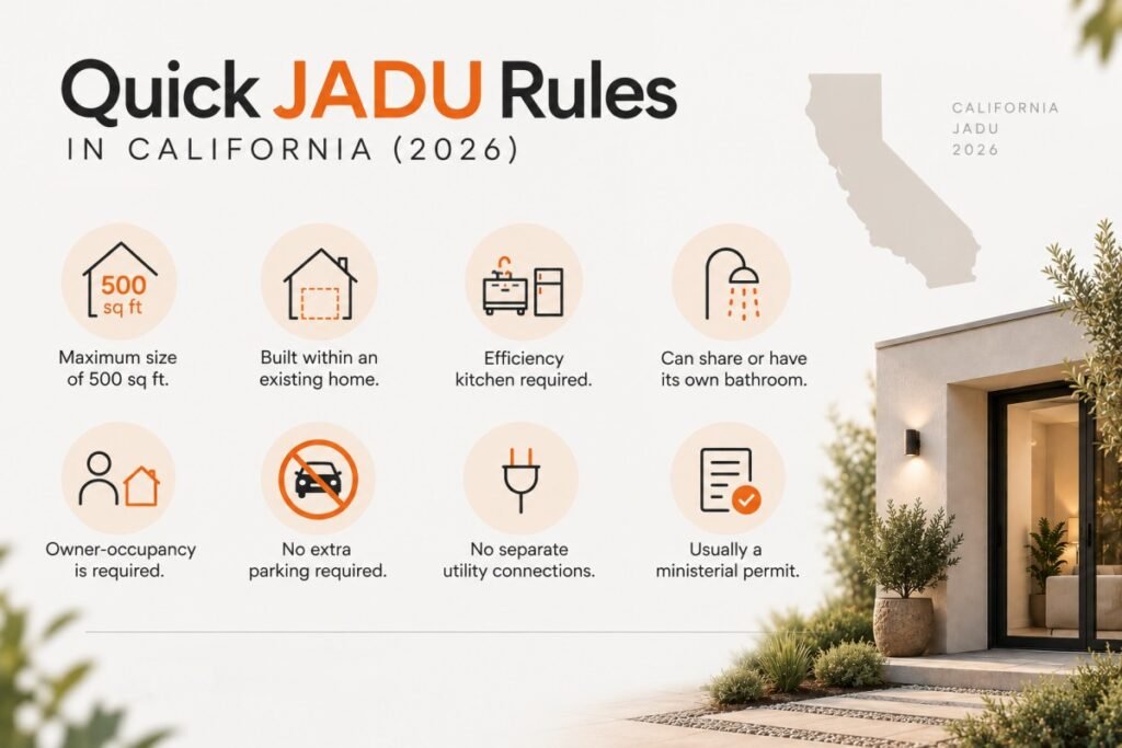 Quick JADU rules in California