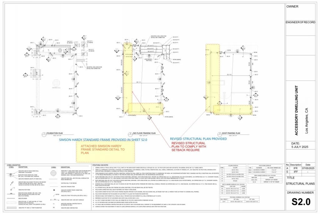 structural plan for building permit