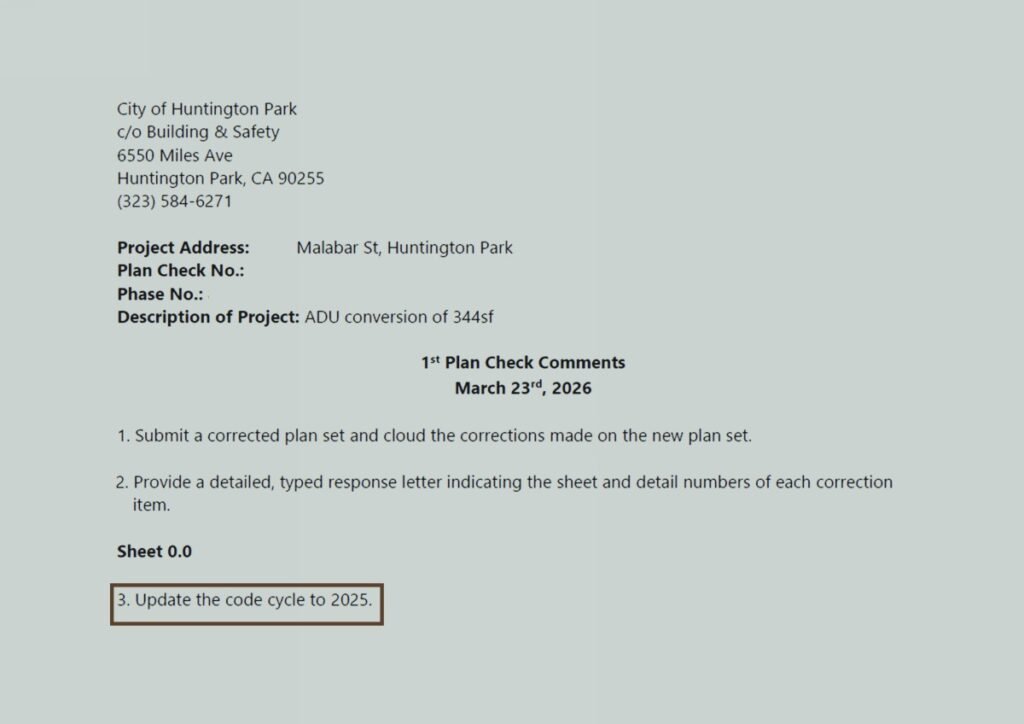 using latest building code - reasons building permit might be rejected