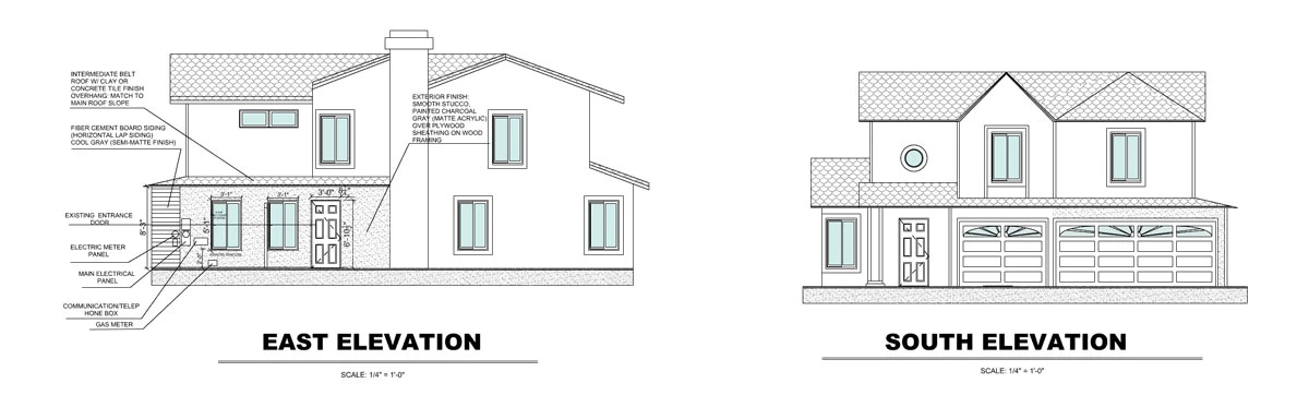 Garage Conversion ADU — Permit-Ready Elevation | Corona, CA