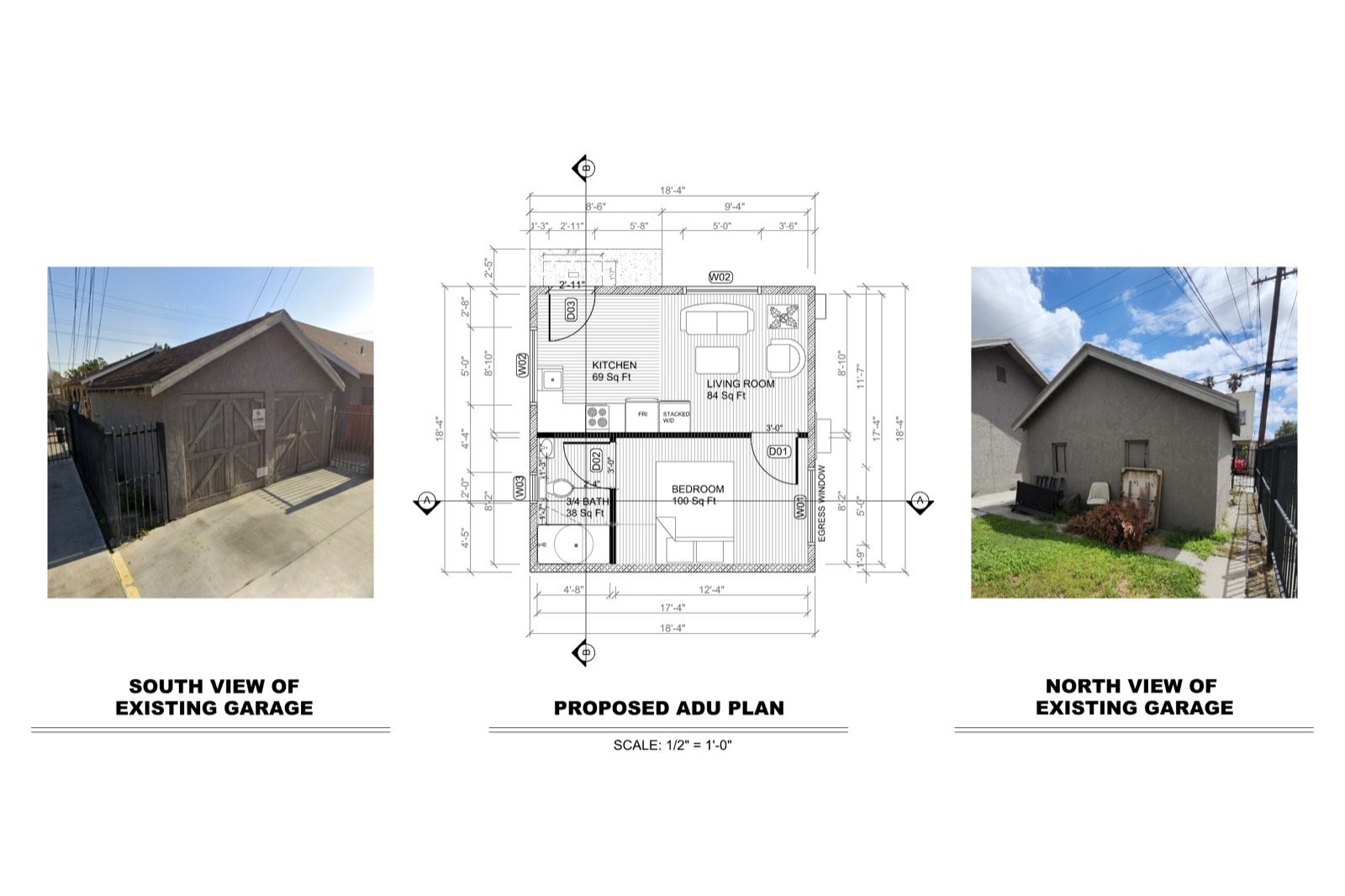 Backyard ADU rendering by Fast Build ADU designers in San Diego