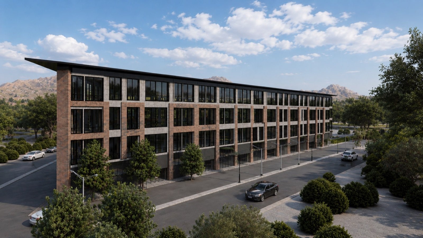 Commercial multi-unit building designed by Fast Build for a California permit