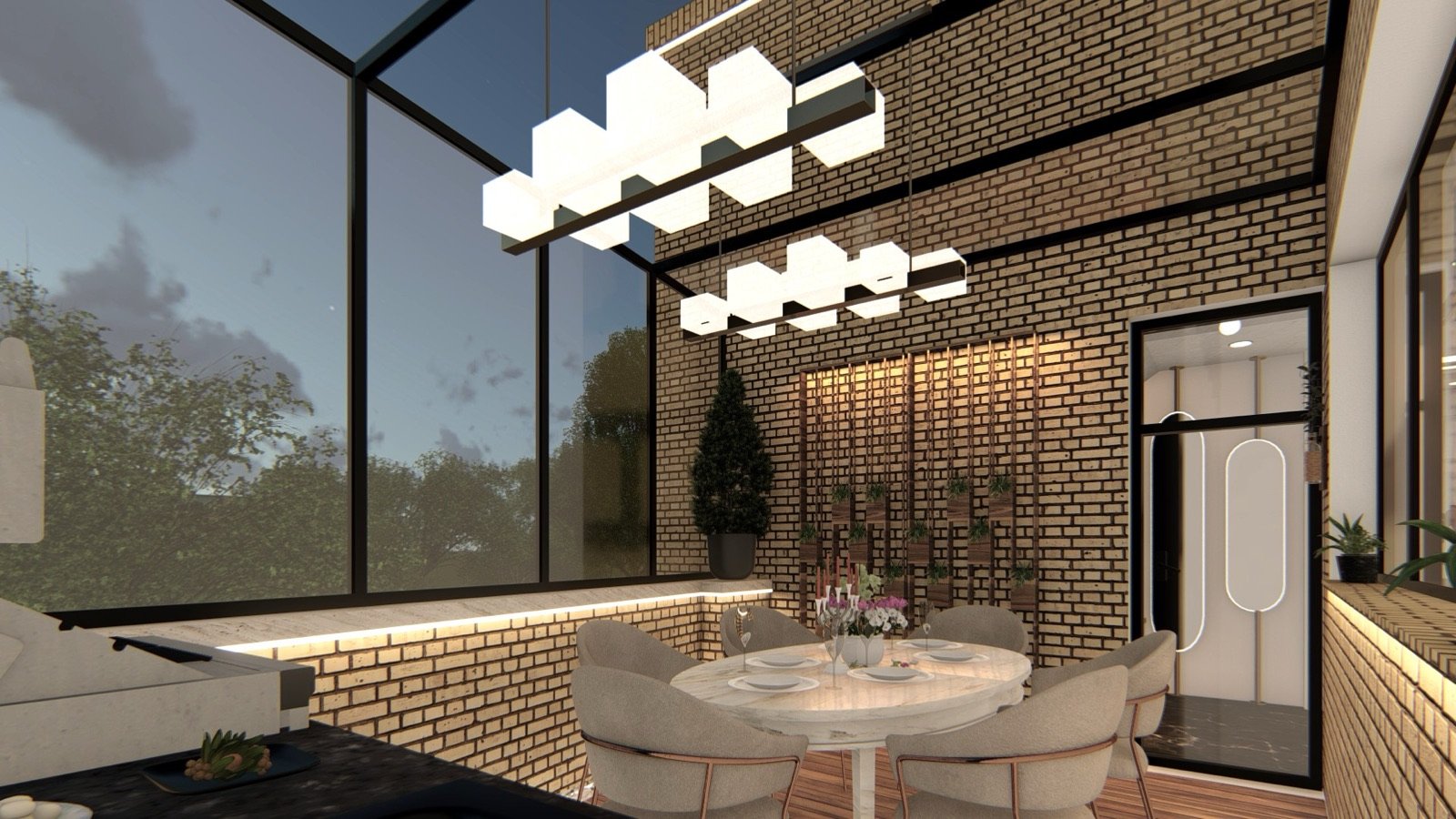 Restaurant tenant improvement interior designed by Fast Build