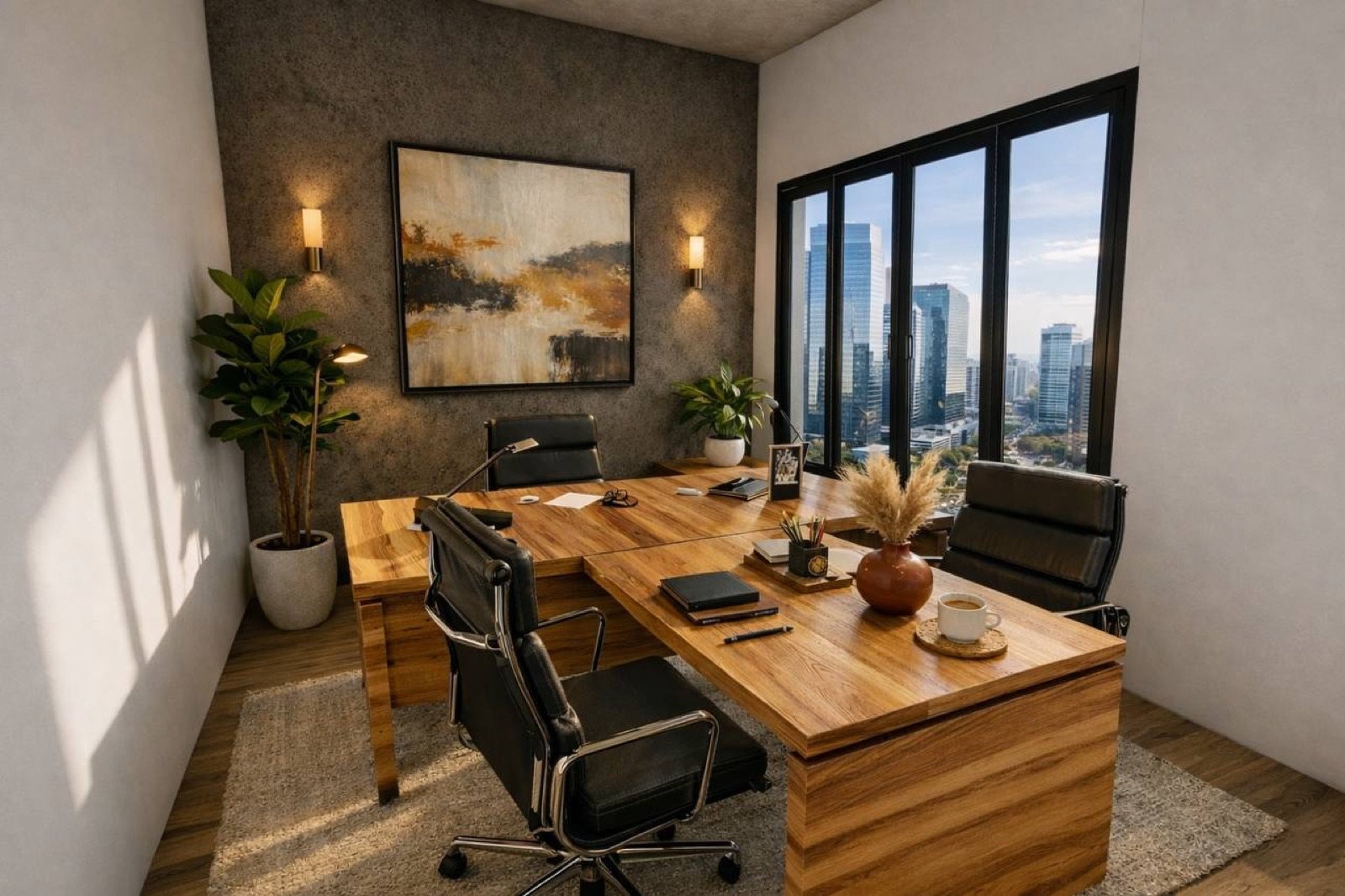 Commercial office interior from a Fast Build tenant improvement permit set in San Diego