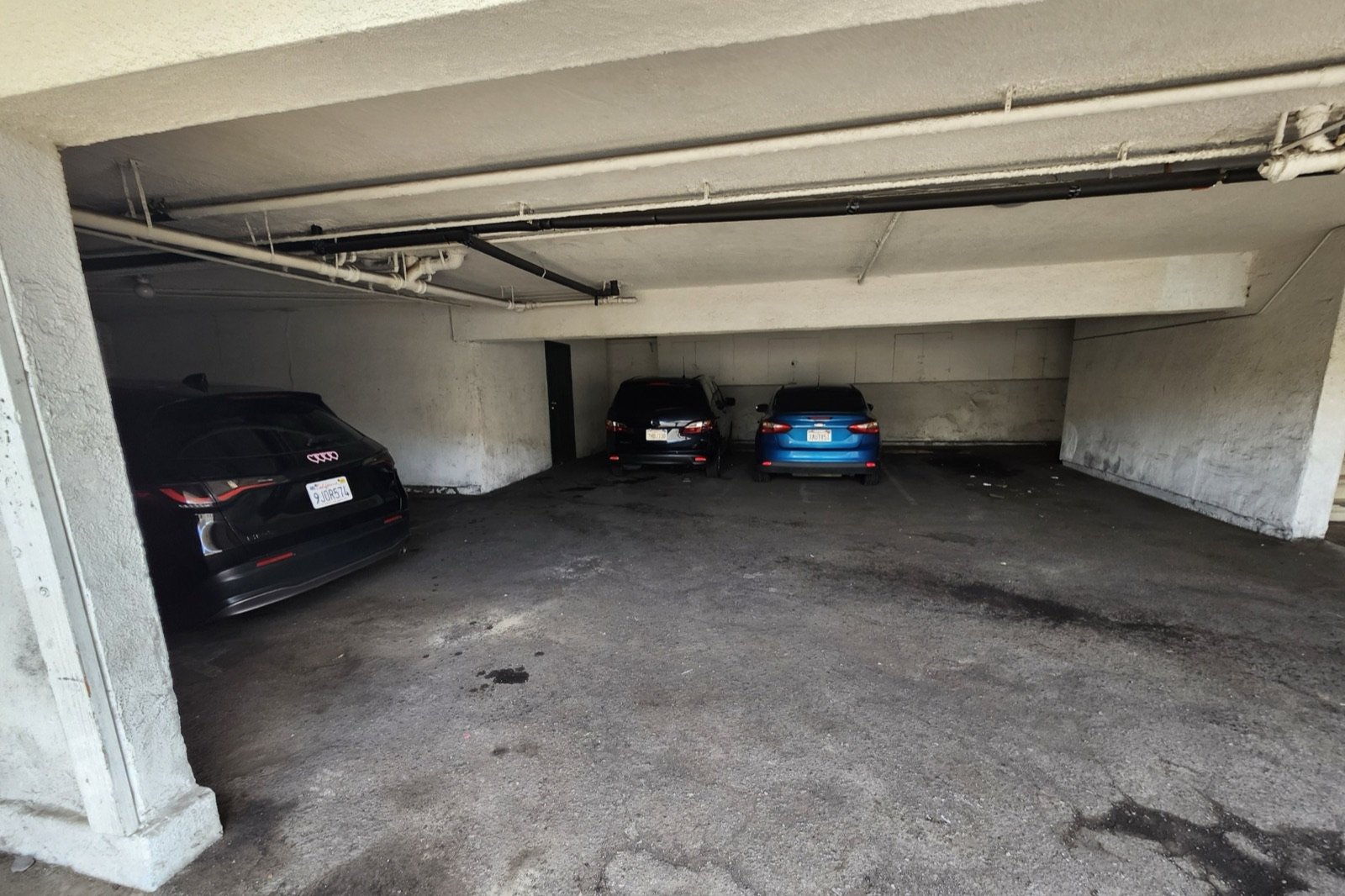 Existing garage interior documented for a Fast Build garage conversion in LA