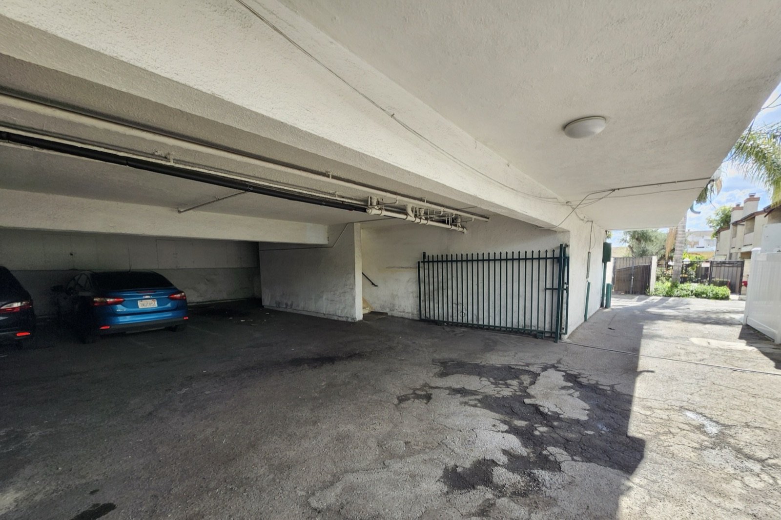 Carport and garage structure surveyed for a Fast Build conversion permit