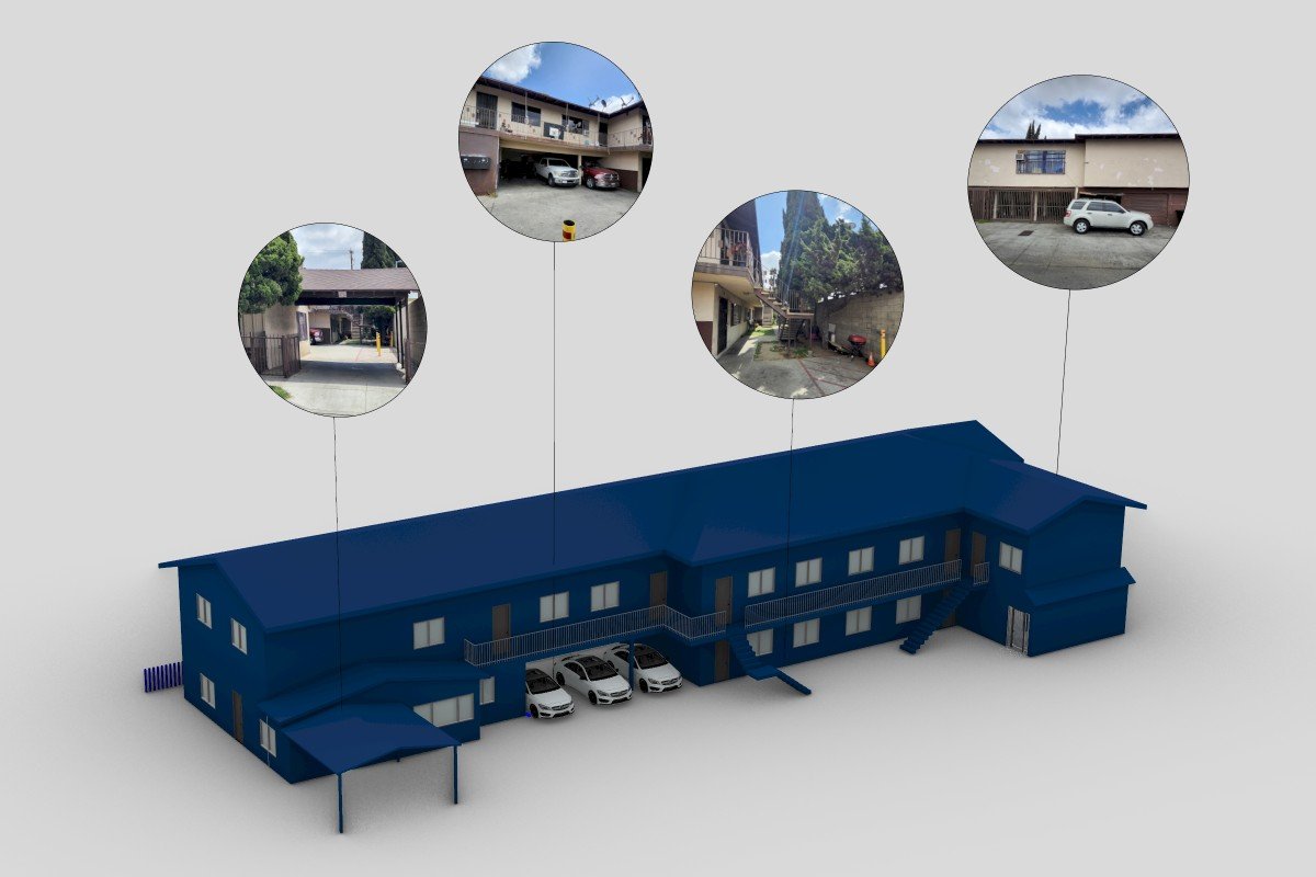 Garage & Storage Conversion to Dual ADUs — Existing Site Plan Photos | Huntington Park, CA