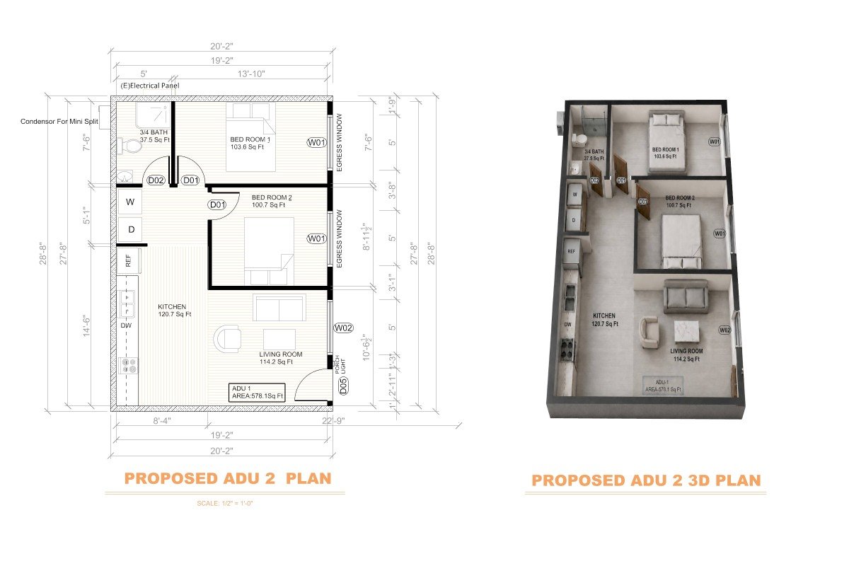 Proposed ADU plan 2