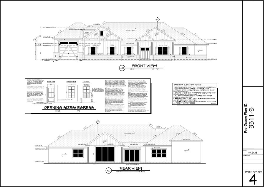 Residential Permit Drawings in California and Beyond