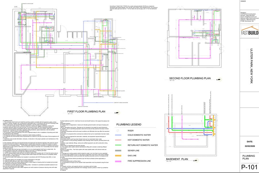 ulster park project plan