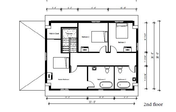 Second Floor Plan Design Alternative 1