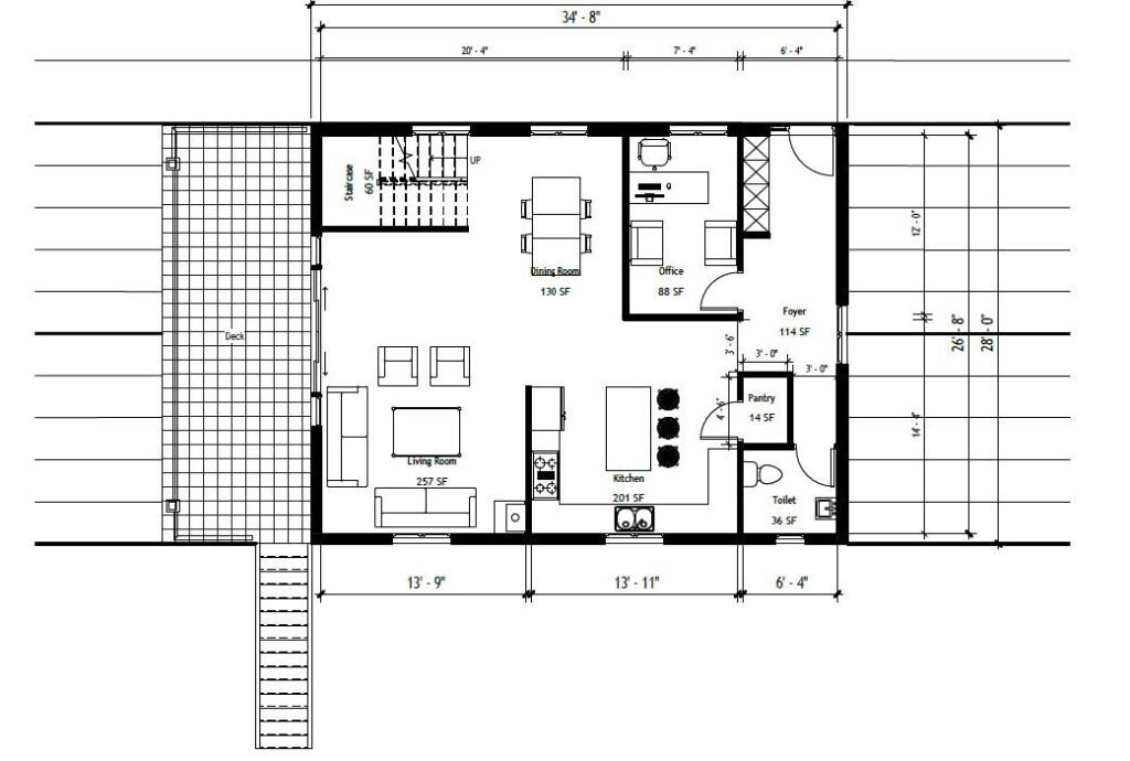 First Floor Plan Design Alternative 2