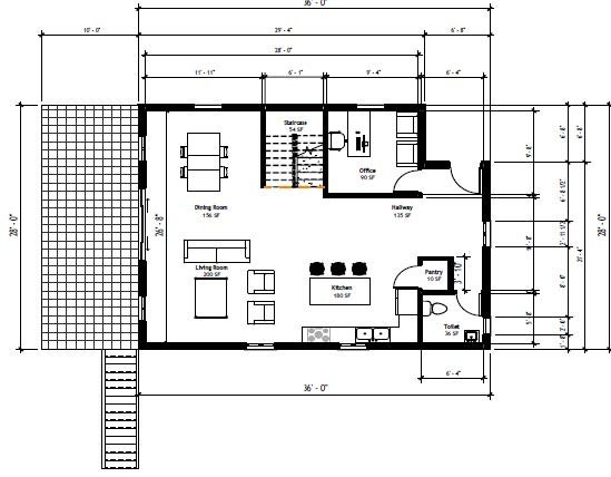 First Floor Plan Design Alternative 3