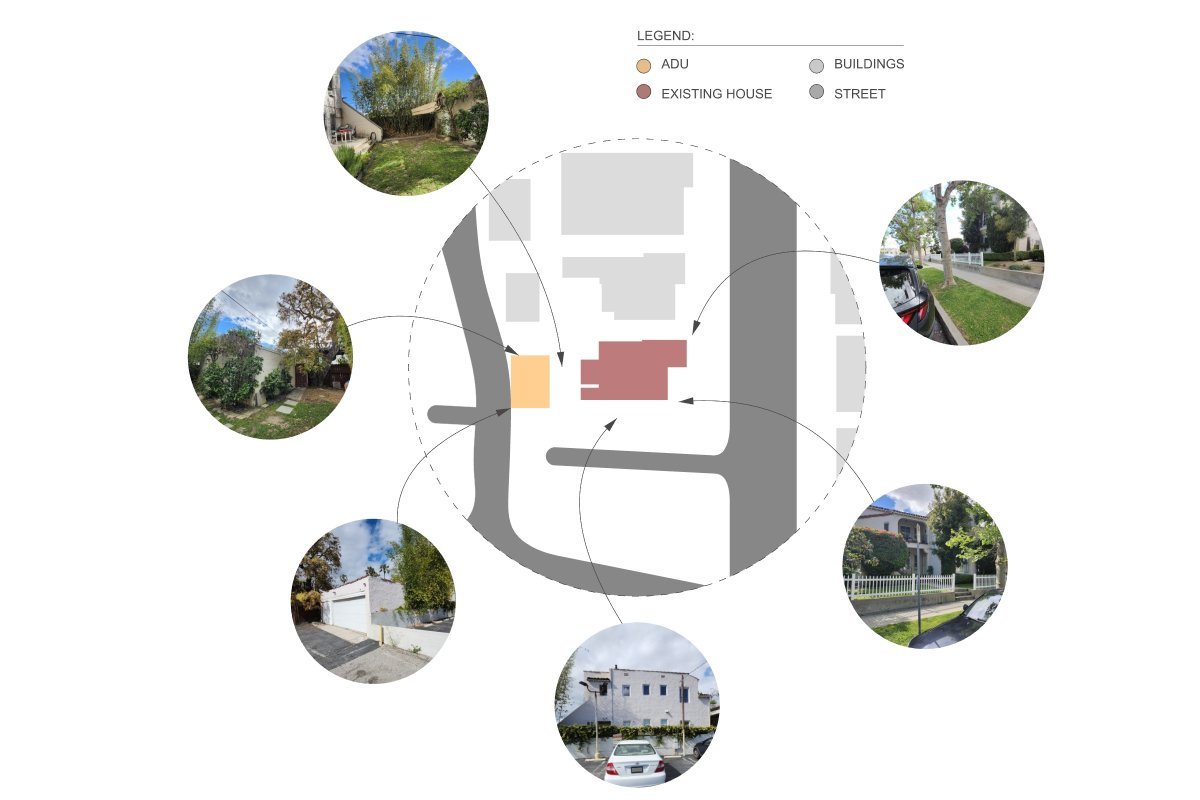 Garage Conversion— Existing Site Plan Photos | Los Angeles, CA