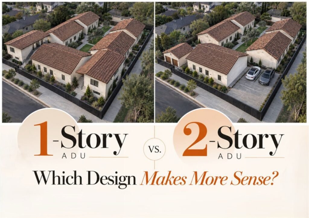 1-Story or 2-Story ADU: Which design makes more sense