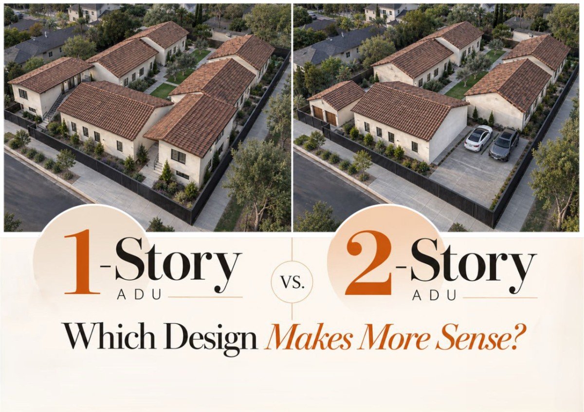 1-Story or 2-Story ADU: Which design makes more sense