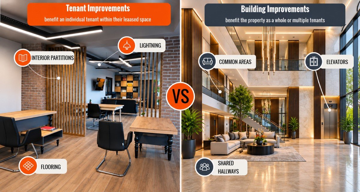 Tenant Improvements vs. Building Improvements: What Is the Difference?